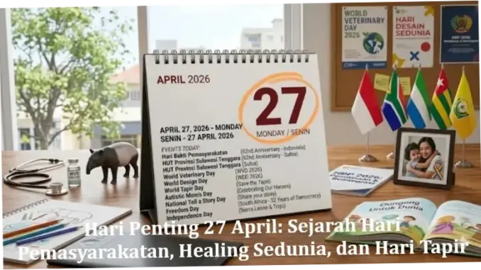 27 April: Hari Apa Saja yang Diperingati dan Informasi Terkini
