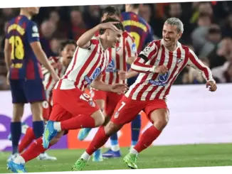 Atletico Madrid Bungkam Barcelona 2-0 di Camp Nou