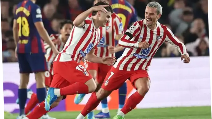 Atletico Madrid Bungkam Barcelona 2-0 di Camp Nou