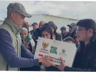 Bantuan 15.000 Paket Sembako BAZNAS Diterima Masyarakat Palestina
