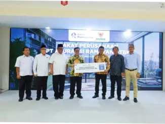 BAZNAS RI Terima Zakat Perusahaan Rp890 Juta dari BPRS Baiturridha