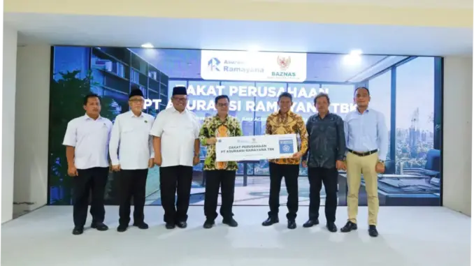 BAZNAS RI Terima Zakat Perusahaan Rp890 Juta dari BPRS Baiturridha