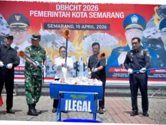 Bea Cukai Semarang Musnahkan 7,3 Juta Batang Rokok Ilegal