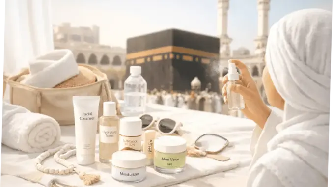Beauty Routine Minimalis Jamaah Haji Anti Kusam