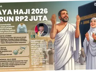 Biaya Haji 2026 Turun Rp 2 Juta, Pemerintah Pastikan Jemaah Tidak Dibebani Kenaikan Biaya
