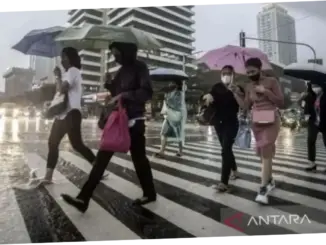 BMKG Prakirakan Mayoritas Kota Besar Alami Hujan pada Kamis