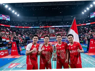 Ganda Putra Indonesia Dominasi Turnamen Asia di BWF World Tour 2026