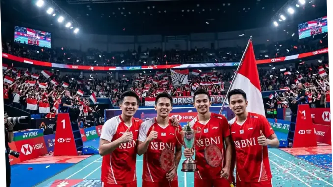 Ganda Putra Indonesia Dominasi Turnamen Asia di BWF World Tour 2026
