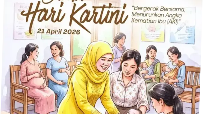 Gubernur Jatim Ajak Turunkan Angka Kematian Ibu di Hari Kartini 2026