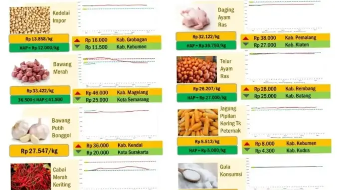 Harga Pangan Strategis di Indonesia: Update Terbaru