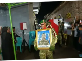 Jenazah Serka Anumerta Muhammad Nur Ichwanudin Dimakamkan di TMP Giridharmoloyo Magelang