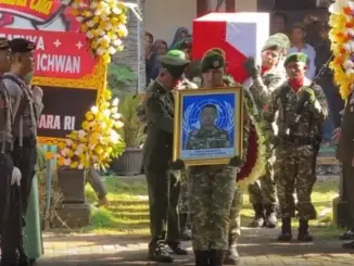 Jenazah Serka Nur Ichwan Dimakamkan di TMP Giri Dharmoloyo Magelang
