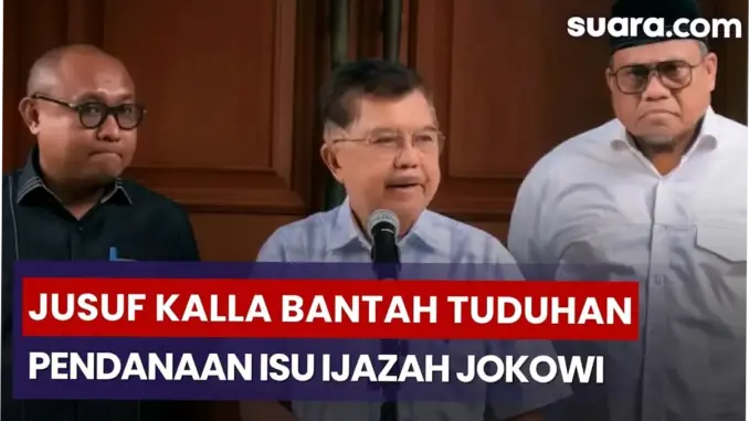 Jusuf Kalla Bantah Tuduhan Pendanaan Kasus Ijazah Jokowi