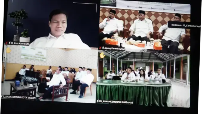 Kabiro SDM dan Perencanaan Kemenag RI Sampaikan Penguatan Kapasitas di Raker Kanwil Kemenag Sumut