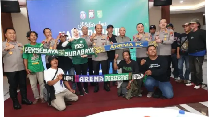 Kapolda Jatim Ajak Aremania-Bonek Jaga Kamtibmas Jelang Laga Arena FC vs Persebaya