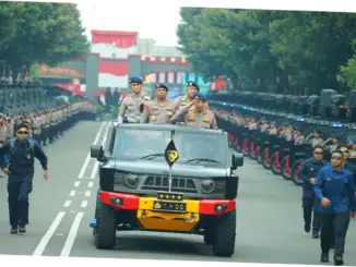 Kapolri Pimpin Apel dan Buka Rakernis Korps Brimob Polri Tahun 2026