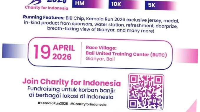 Kemala Run 2026 di Bali: Gaet 10 Ribu Pelari dan Dorong Ekonomi UMKM