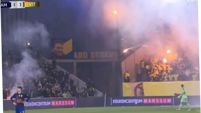 Kerusuhan di Stadion: SC Cambuur Menang Atas Vitesse Setelah Pertandingan Dihentikan