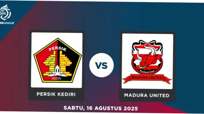 Madura United Tundukkan Persik Kediri dengan Skor 2-1 di Super League 2025-2026