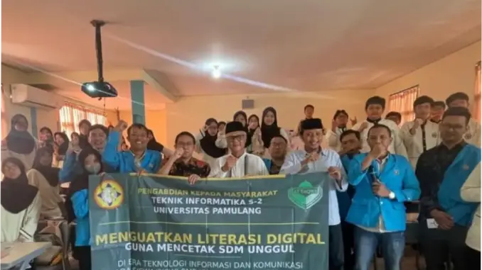 Mahasiswa Unpam Sosialisasi Keamanan Digital Bagi Pelajar Pada Era AI