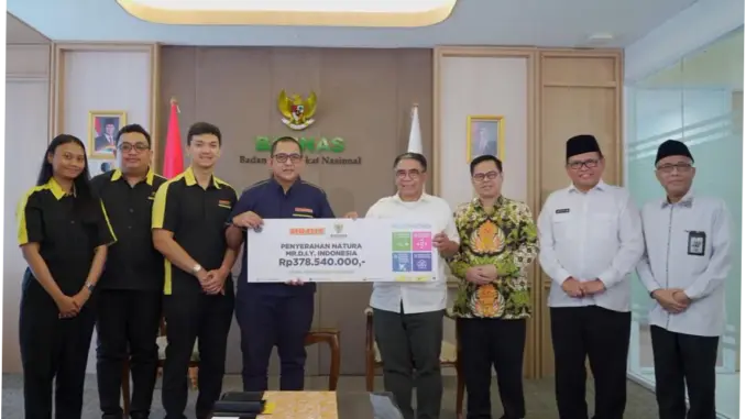 MR D.I.Y. Indonesia Berbagi Kebaikan dengan Menyerahkan Bantuan Natura Senilai Rp378 Juta