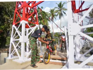 Muara Enim Bangun Jembatan Gantung Rp2,9 Miliar untuk Meningkatkan Mobilitas Masyarakat