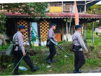 Paskah Nasional: Tim Jibom Satbrimob Polda Sulut Pastikan Keamanan di Kawasan Megamas