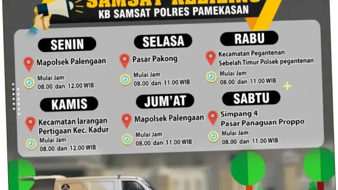 Pelayanan Samsat Keliling di Wilayah Jadetabek
