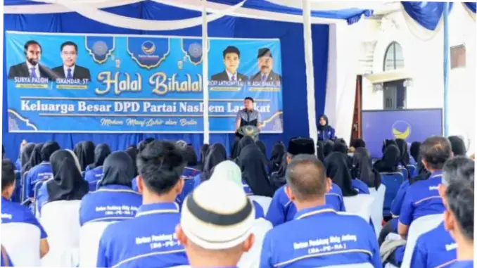 Perkuat Persatuan Kader, DPD NasDem Langkat Gelar Halalbihalal