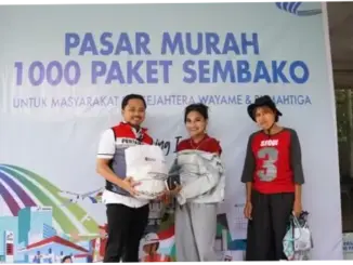 Pertamina Gelar Pasar Murah Bagi 1.000 Masyarakat Prasejahtera di Wayame Ambon