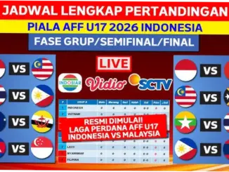 Piala AFF U-17 2026: Jadwal, Hasil, dan Klasemen Terkini