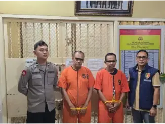 Polisi Amankan Pelaku Kebakaran Sumur Minyak Ilegal di Muba