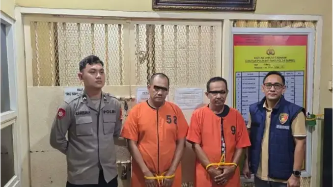 Polisi Amankan Pelaku Kebakaran Sumur Minyak Ilegal di Muba