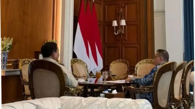 Prabowo Terima Laporan Dasco Soal Usulan DPR untuk Pemerintah