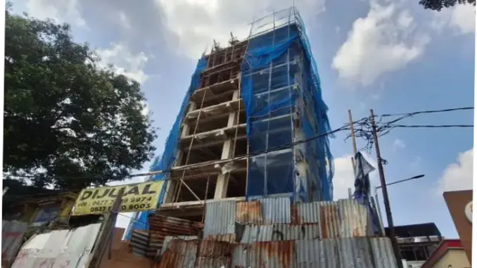 Proyek Bangunan di Jaksel Tampak Sepi Usai Empat Pekerja Tewas