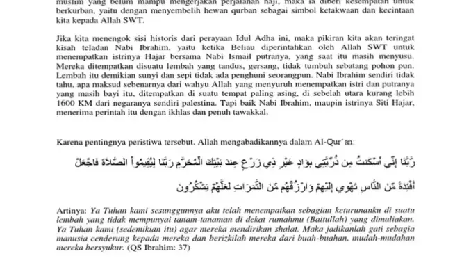 Sejarah Iduladha dan Kisah Nabi Ibrahim: Fondasi Utama Ibadah Kurban