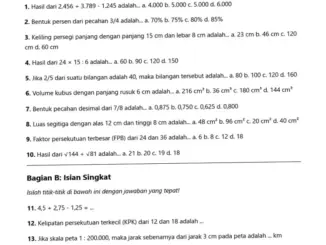 Tes Kemampuan Akademik Kelas 6 SD: Jadwal, Soal, dan Informasi Penting