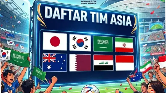 Tim Unggulan Zona Asia pada Demam Bola 2026