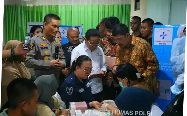Wakil Menteri Kesehatan RI Tinjau Bakti Kesehatan Gratis di Poliklinik Polda Sulut