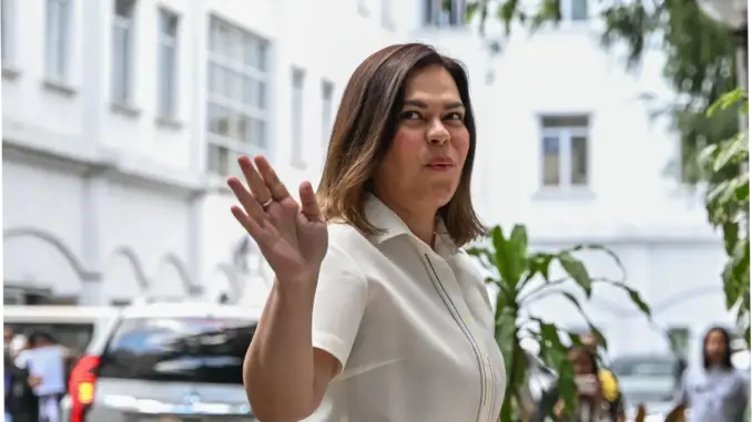 Wapres Filipina Sara Duterte Menuju Pemakzulan, DPR Temukan Bukti Kuat