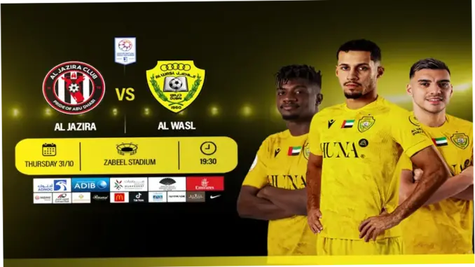 Al Jazira vs Al Wasl: Persaingan Sengit di ADNOC Pro League