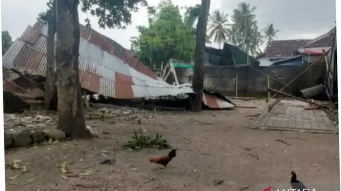 Bencana Alam di NTB: 12 Rumah Rusak Akibat Angin Kencang