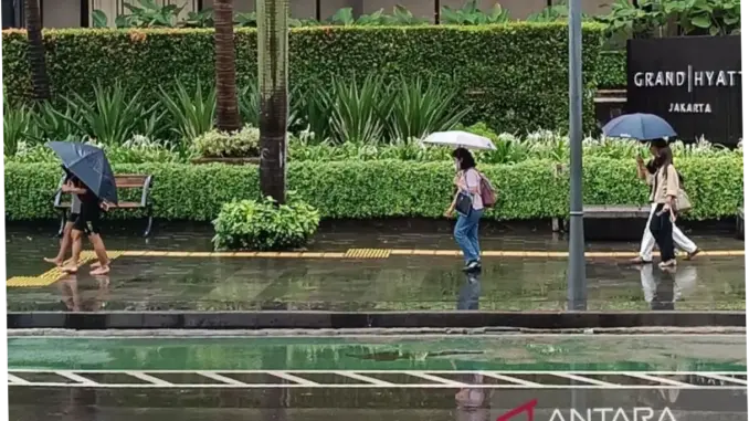 BMKG: Hujan Ringan Bakal Landa Jakarta Rabu Sore Ini