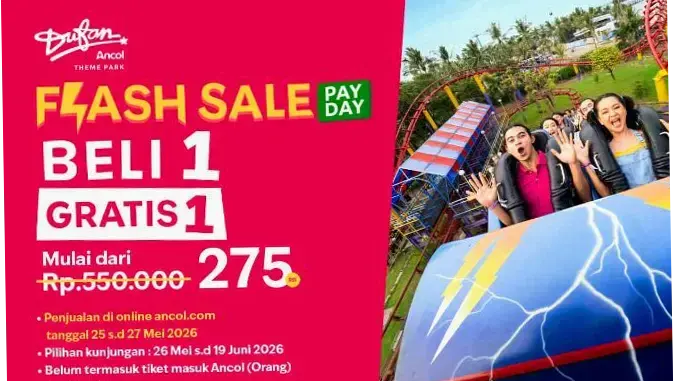 Dufan Hadirkan Promo Tiket Beli 1 Gratis 1, Liburan Seru di Ancol dengan Lebih Hemat