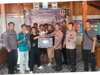 E-Sport sebagai Sarana Positif: Polsek Adiwerna Mengajak Remaja Berkompetisi Sehat
