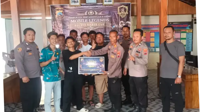 E-Sport sebagai Sarana Positif: Polsek Adiwerna Mengajak Remaja Berkompetisi Sehat