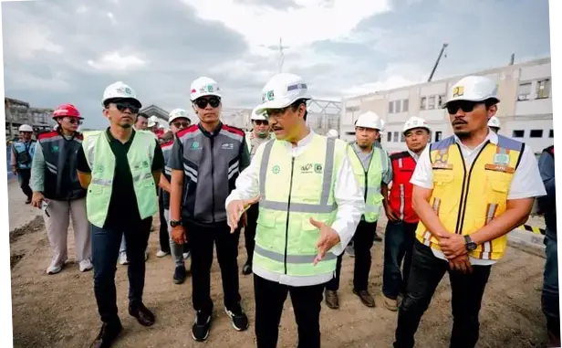 Gus Ipul Tinjau Pembangunan Sekolah Rakyat Lampung, Target Juni 2026 Beroperasi