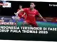 Indonesia Tersingkir di Fase Grup Piala Thomas 2026