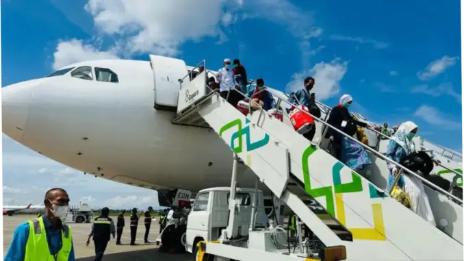Jamaah Haji Kloter 2 Embarkasi Padang Berangkat Lebih Cepat dari Jadwal