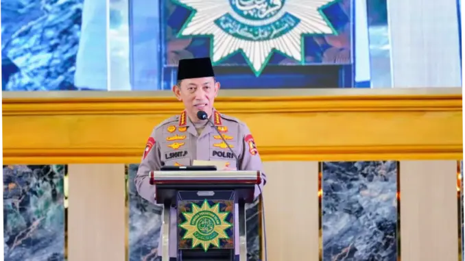 Kapolri Tekankan Sinergi Jaga Stabilitas Kamtibmas pada Muktamar Pemuda Persis